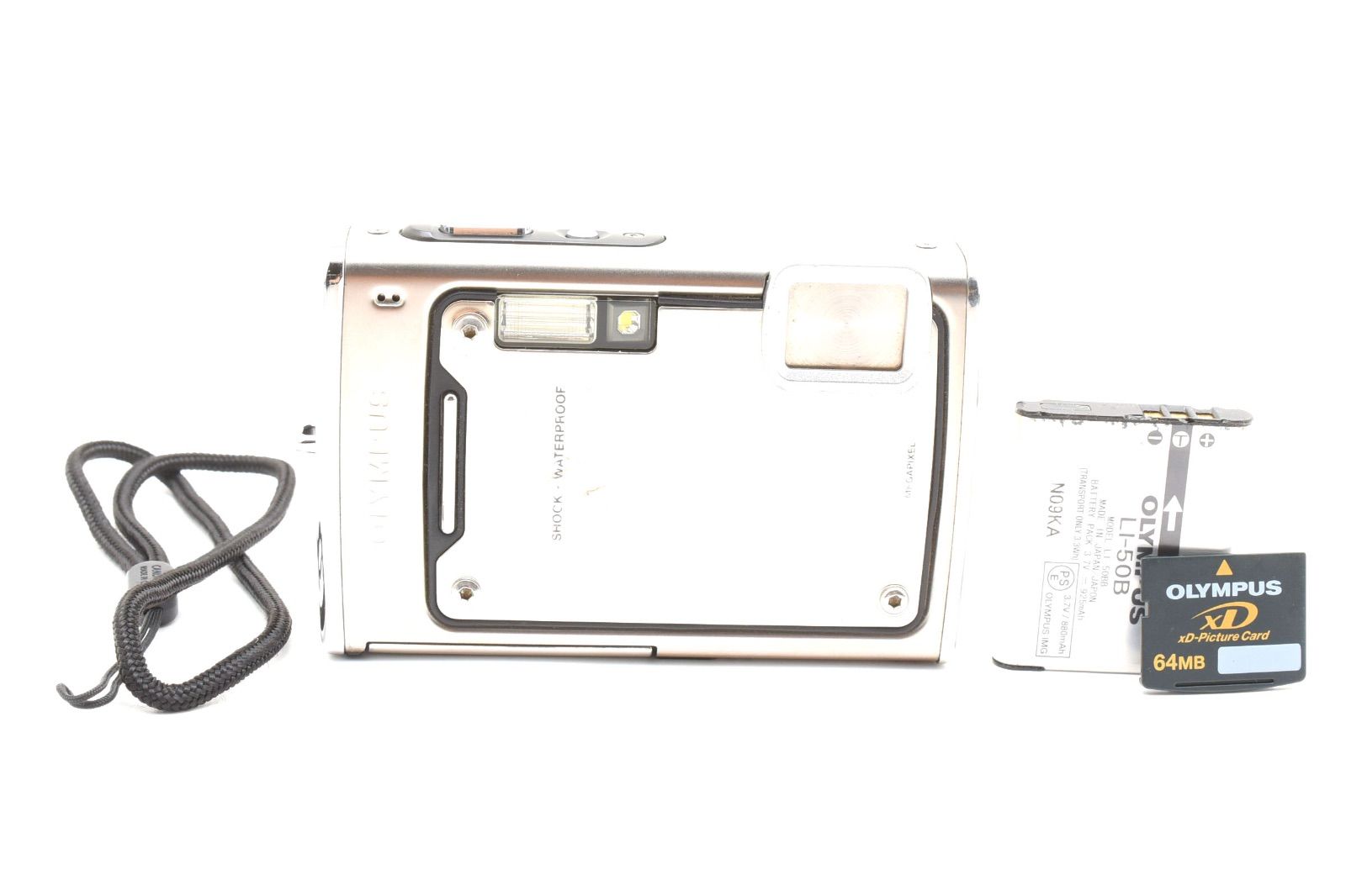 オリンパス OLYMPUS μ 1030SW シルバー xD-Picture Card付き - メルカリ