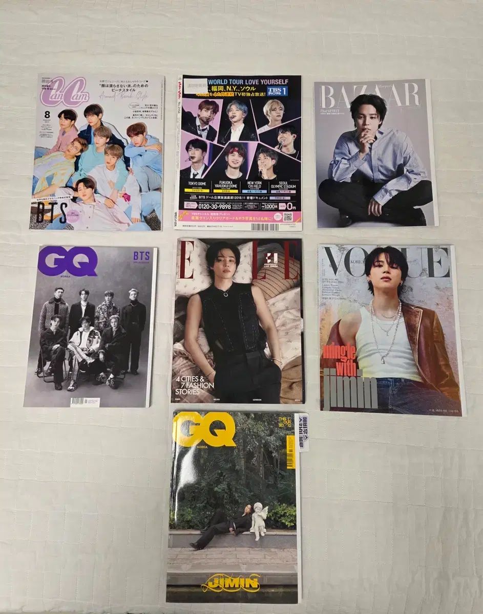 まとめ BTS ジミン 団体 雑誌 (CanCam VOGUE ELLE GQ Harper's BAZAAR