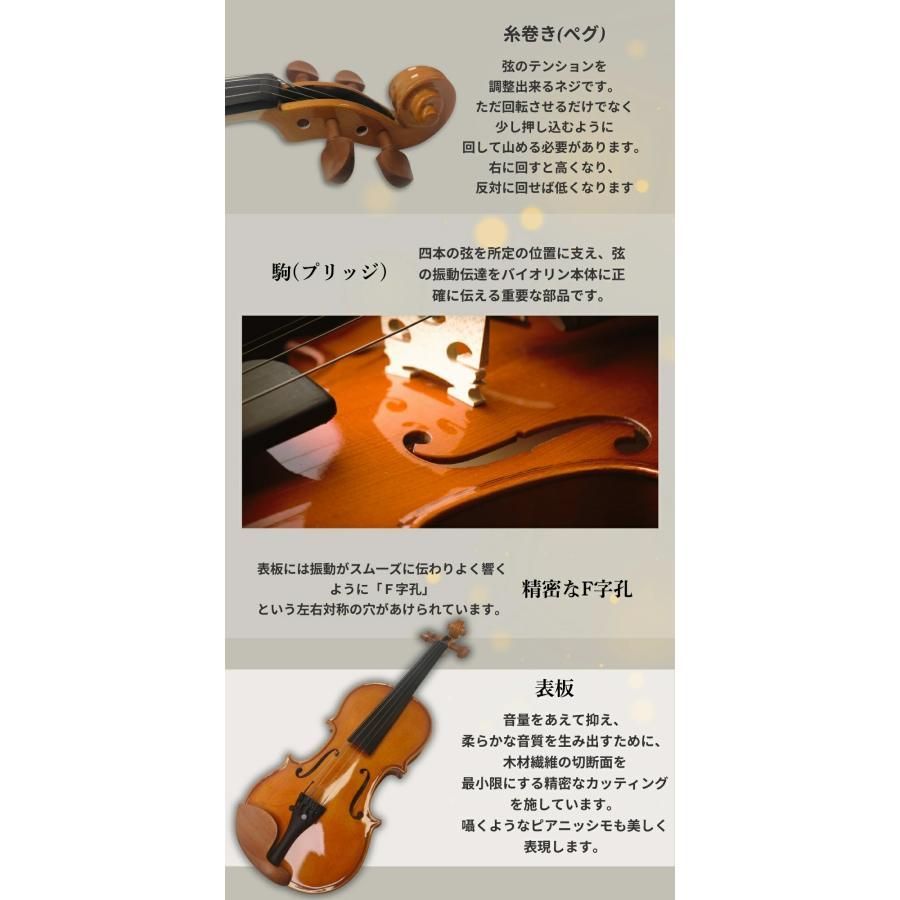 送料無料】バイオリン 初心者セット10点セット 子供用 ヴァイオリン 