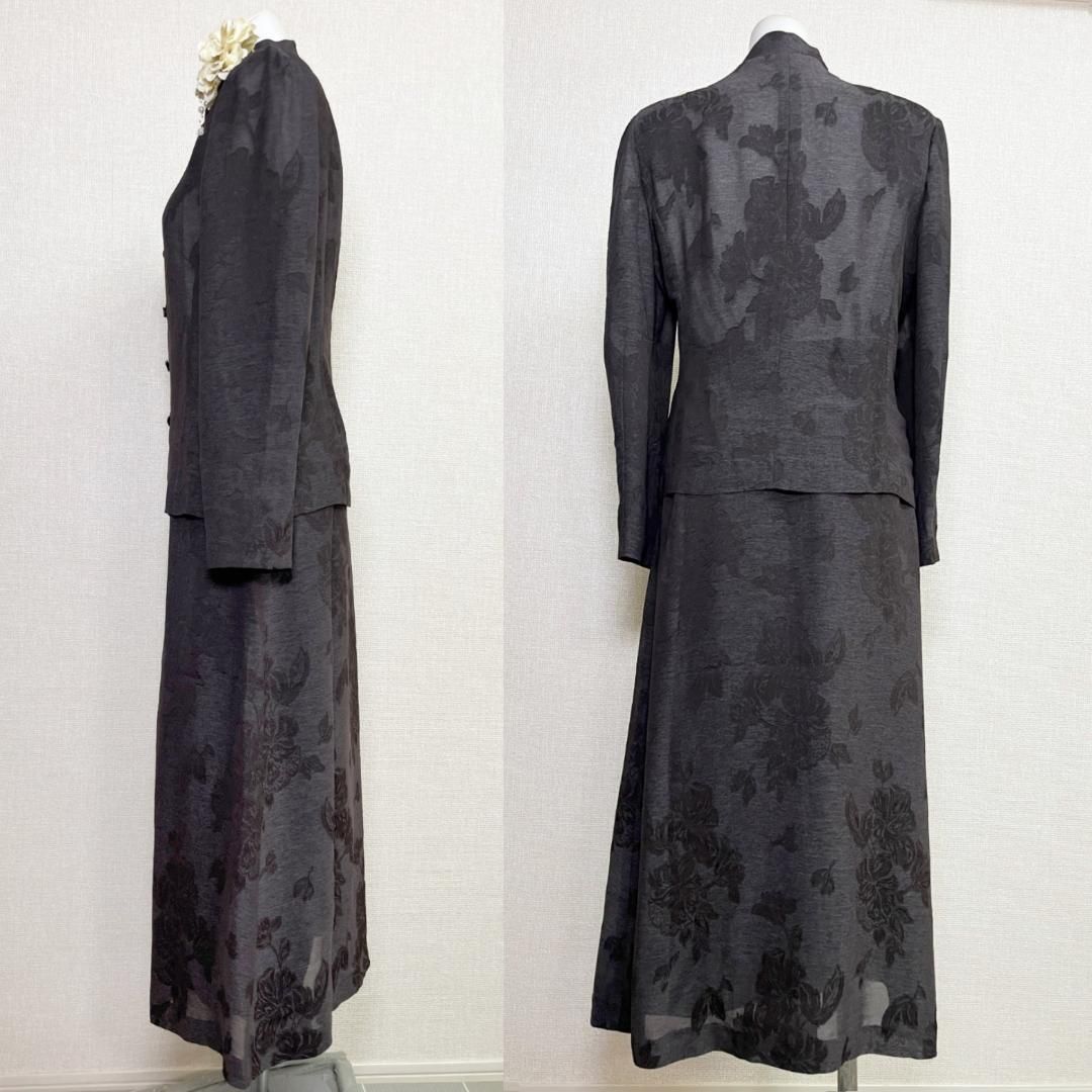 当日発送可能【美品】レリアン シルク混 セレモニー ほんのりと透け感