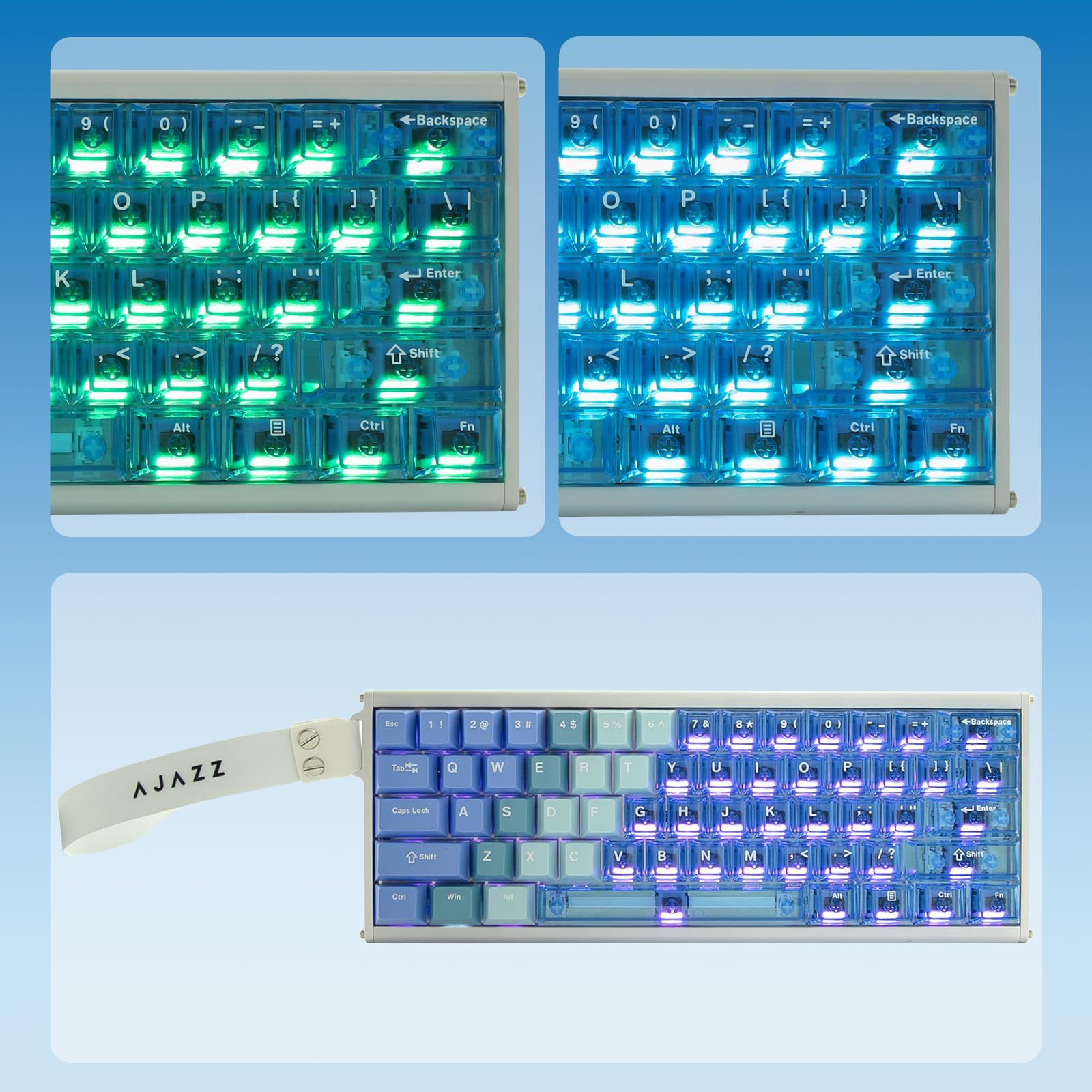 OUSEITECH×AJAZZ ALUX60 Ultra 有線モデル HEセンサー 0.01mm ラピッド