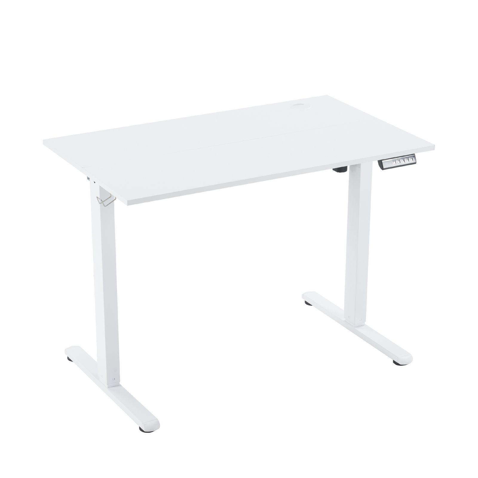 ホワイト 電動昇降デスク スタンディングデスク 電動 幅100cm昇降