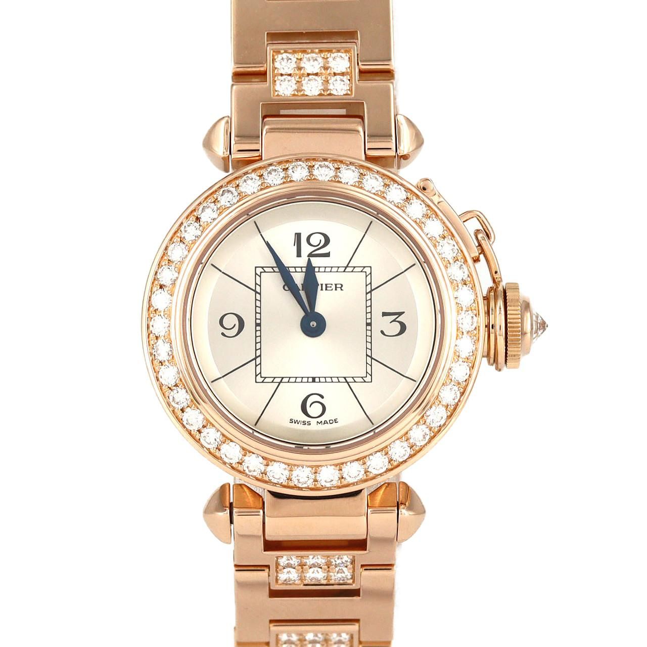 カルティエ ミスパシャ PG/D・ブレスD WJ124019 PG・RG クォーツ