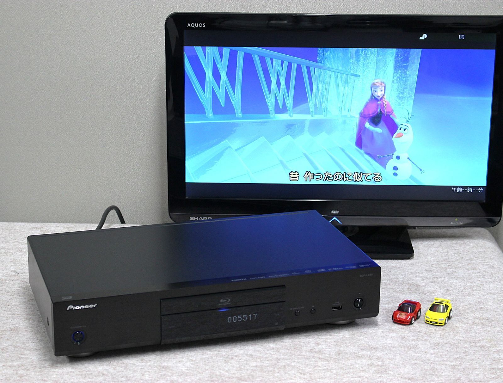 PIONNER CD/SACD/DVD/Blu-rayプレーヤーBDP-LX55 リモコン付 - メルカリ