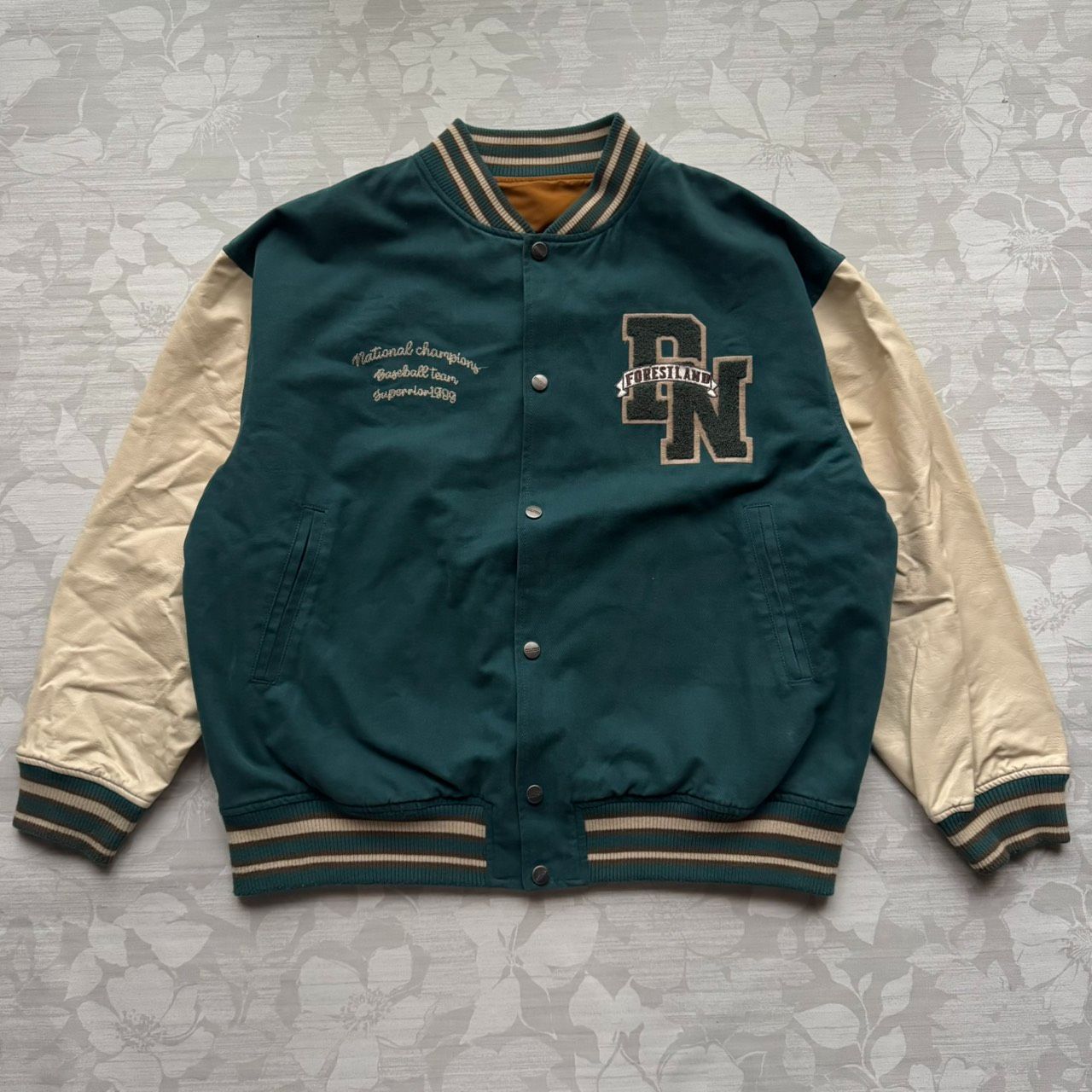 Ray Cassin レイカズン 【新品タグ付】2WAY リバーシブル スタジャン ブルゾン F