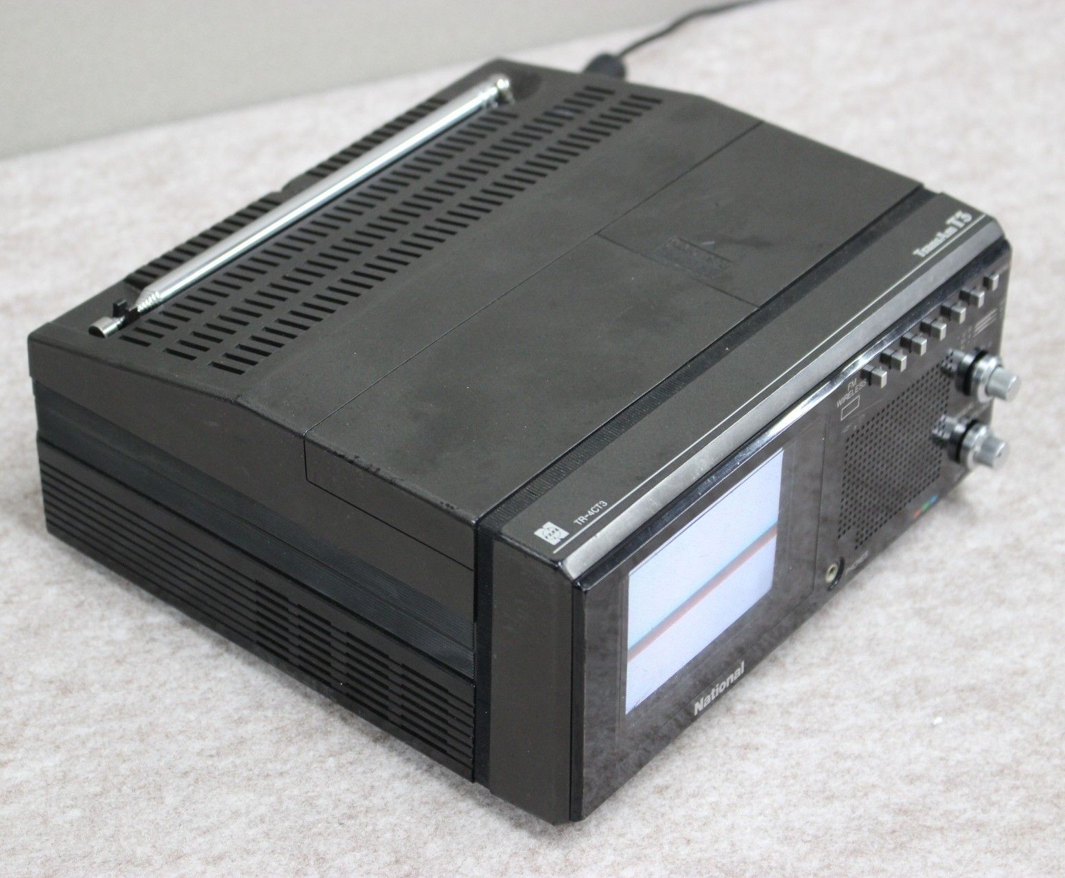 ナショナル1986年製車載用ブラウン管カラーテレビTR-4CT3 - メルカリ