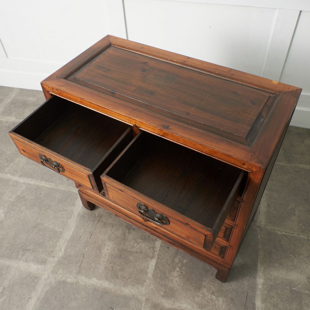 中国 アンティーク スタイル 整理箪笥 チェスト 木製 小箪笥 引き出し