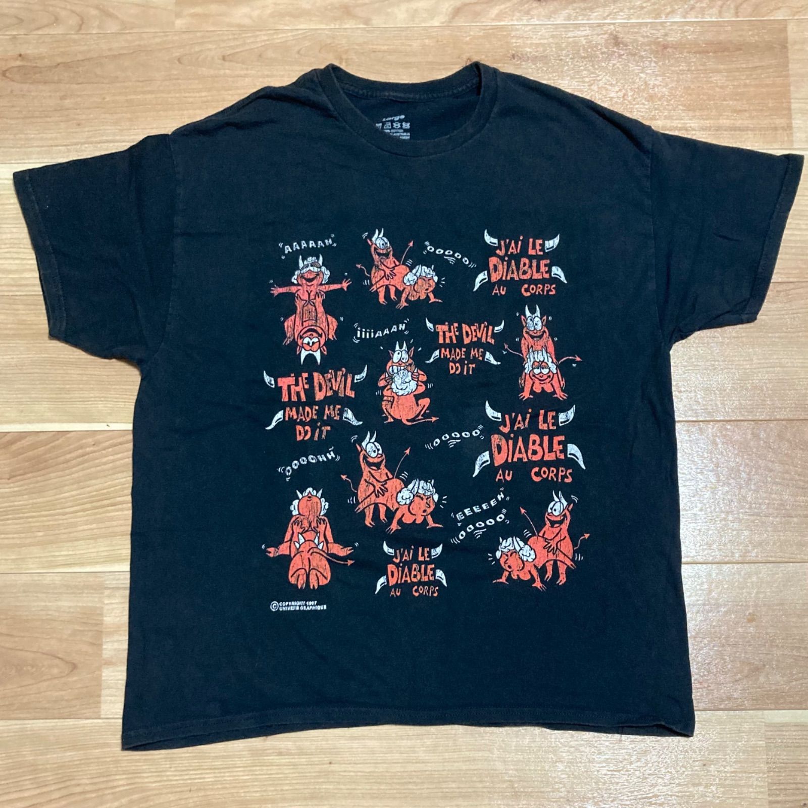古着 エロT 48手 四十八手 デビル 悪魔 THE DEVIL MADE ME DO IT