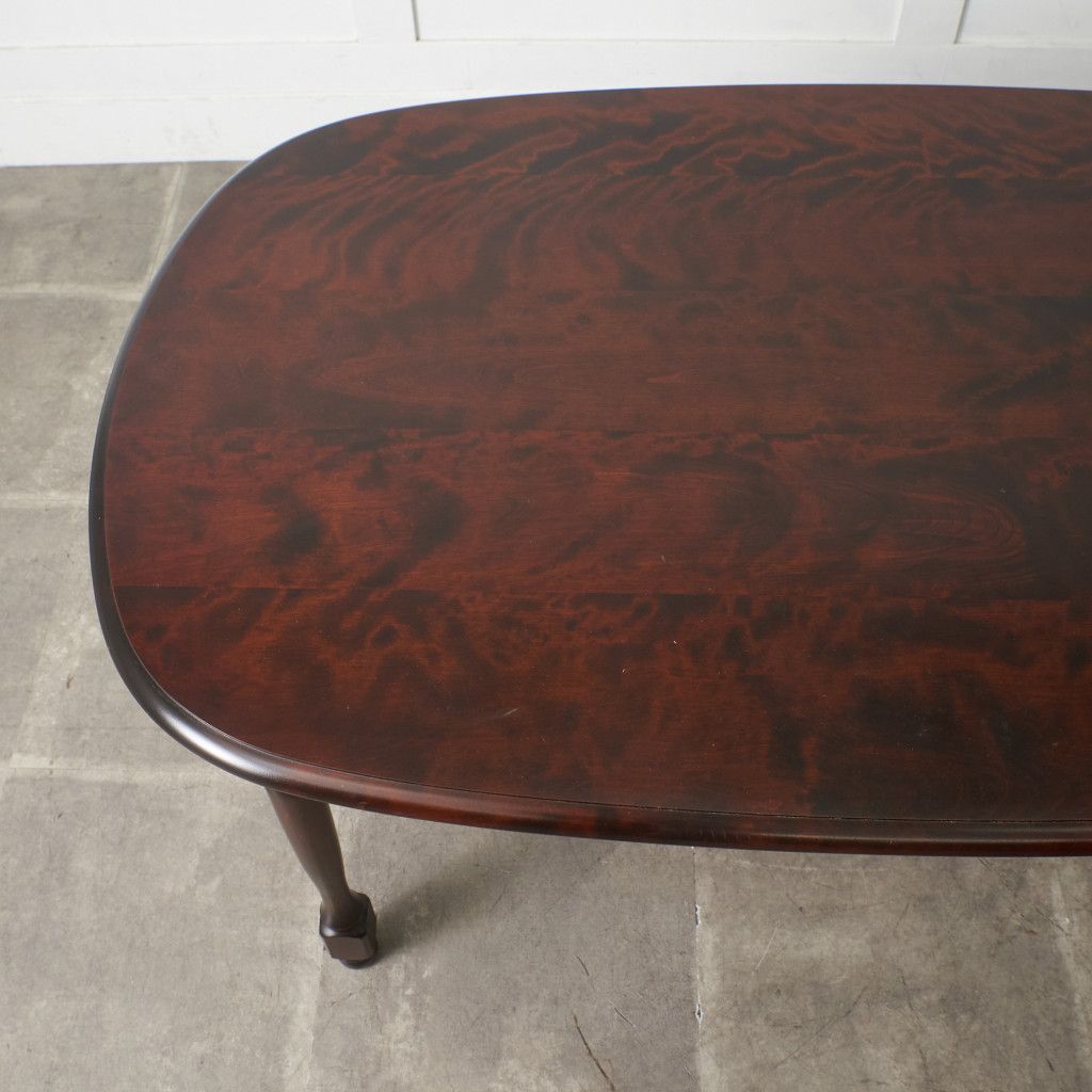 北海道民芸家具 オーバル ダイニングテーブル 樺 無垢材 W1510 楕円