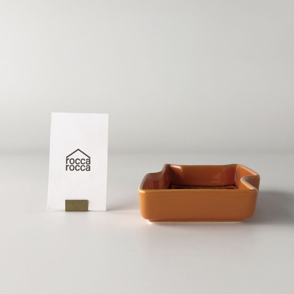 Hornsea Cat Trinket Dish Orange 猫 皿 トレイ イギリス 輸入 雑貨
