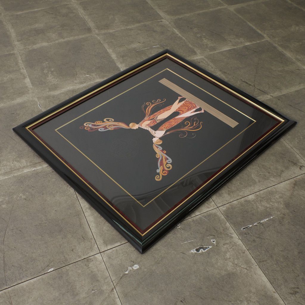 ERTE [ Kiss of Fire ] リトグラフ 版画 芸術 アート エルテ 額装 キス