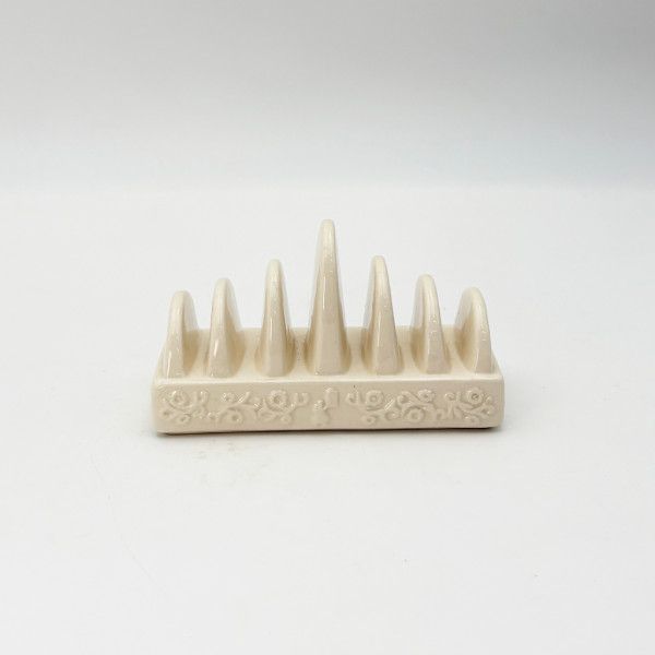 英国 ヴィンテージ トーストラック 陶器 トーストスタンド ディッシュ