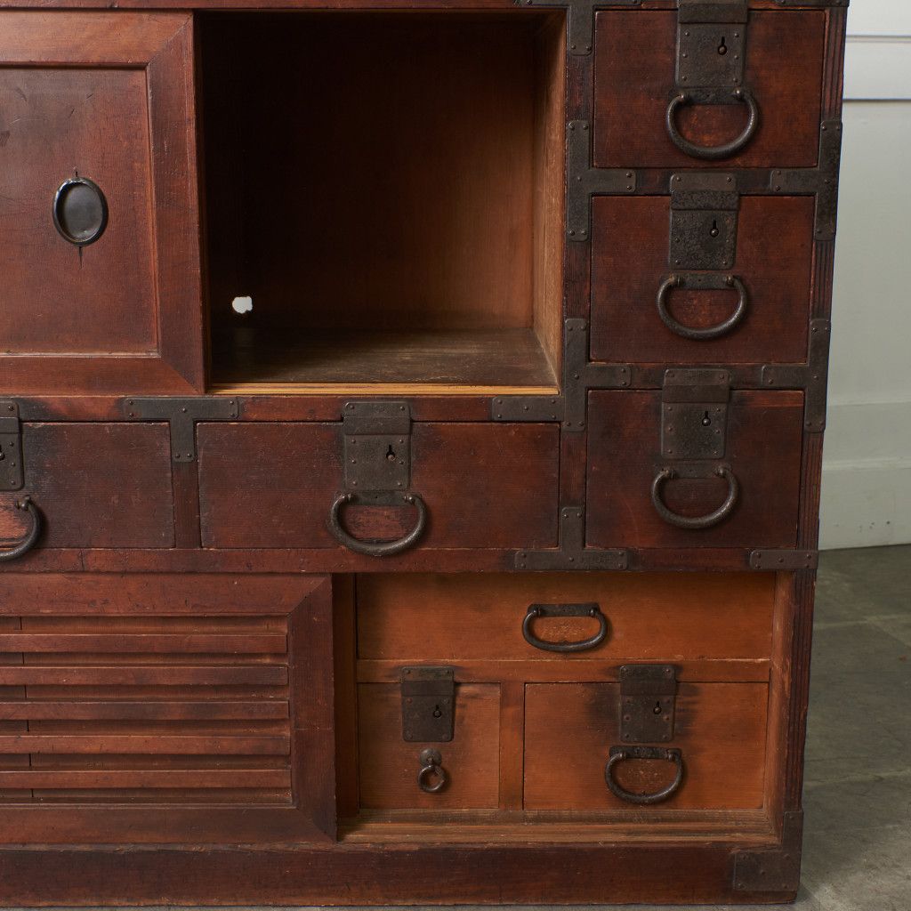 時代箪笥 和箪笥 小箪笥 鉄金具 チェスト 整理タンス 小物入れ 木製 和