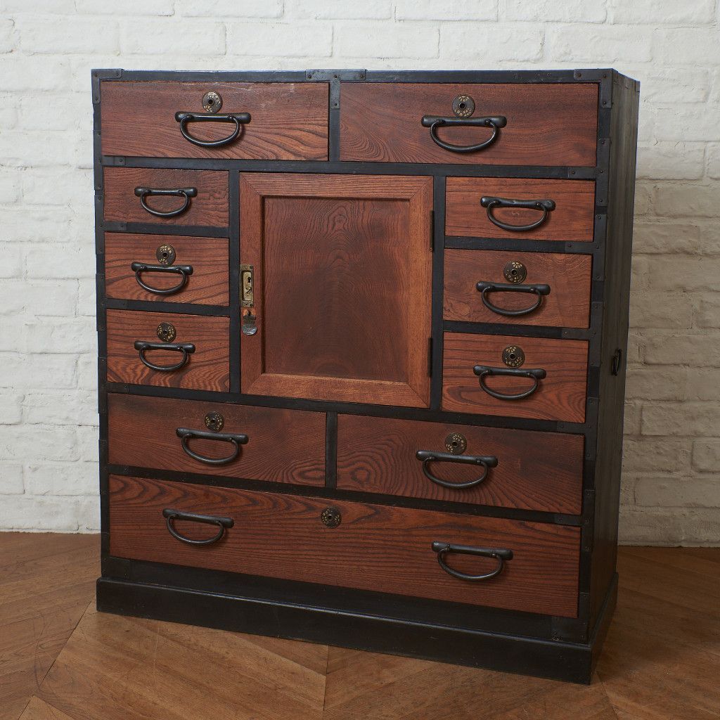 欅 茶箪笥 茶棚 和茶棚 食器棚 飾り棚 銘木 飾り棚 収納家具 水屋箪笥