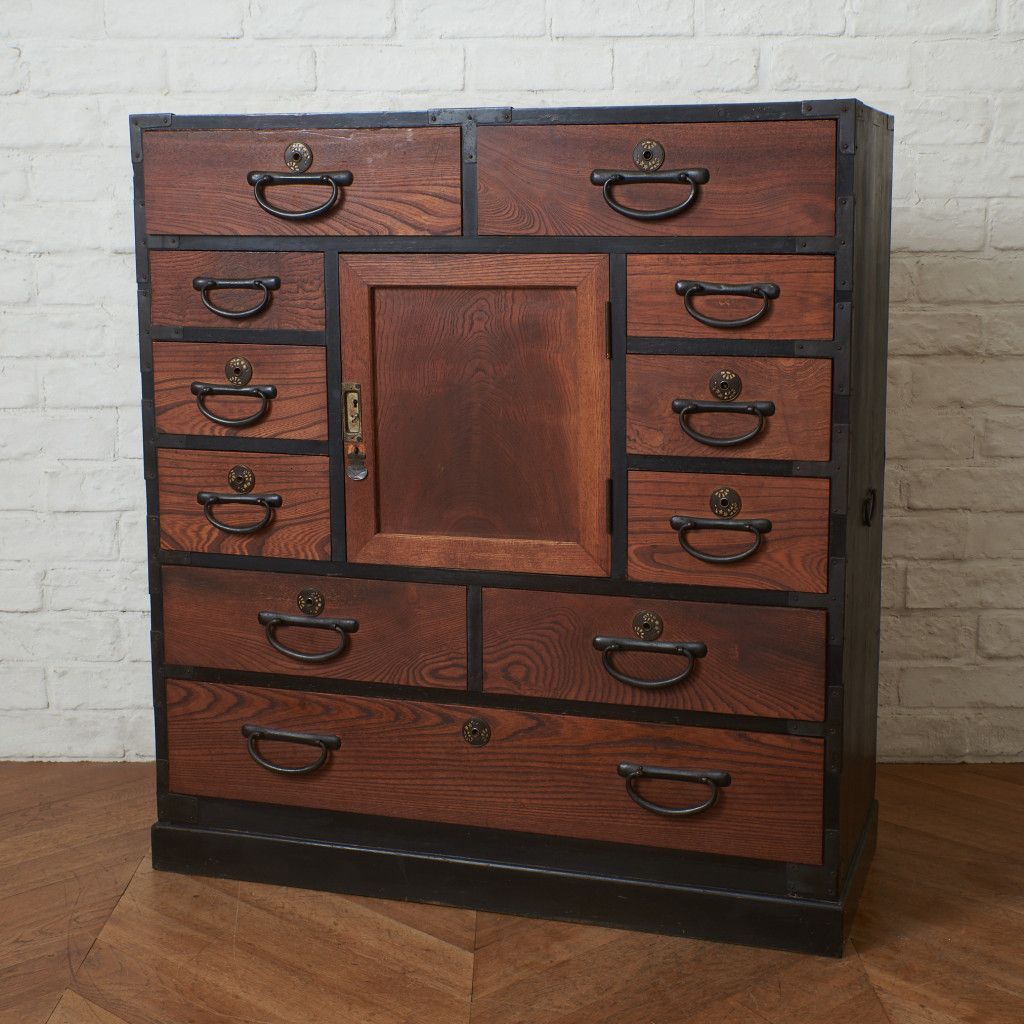 欅 茶箪笥 茶棚 和茶棚 食器棚 飾り棚 銘木 飾り棚 収納家具 水屋箪笥