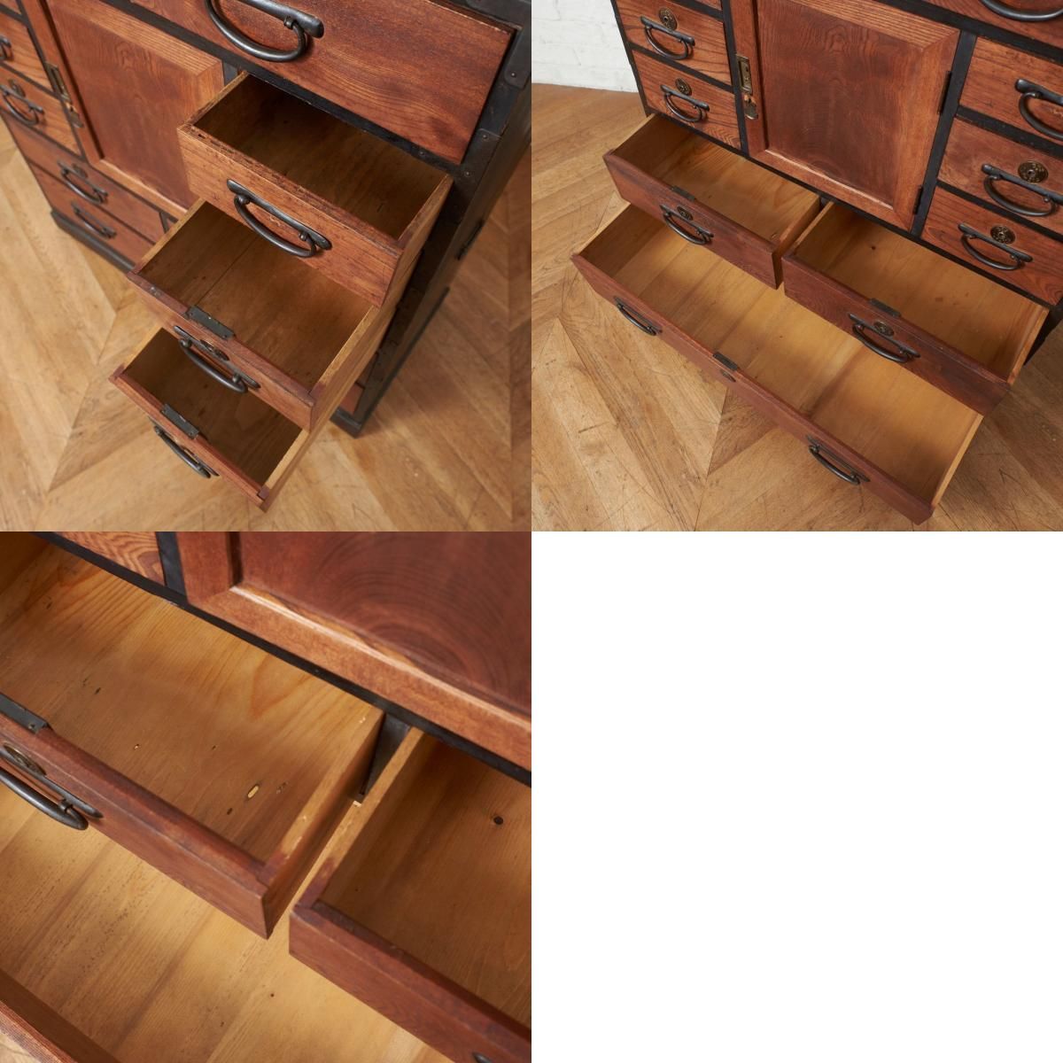 欅 茶箪笥 茶棚 和茶棚 食器棚 飾り棚 銘木 飾り棚 収納家具 水屋箪笥