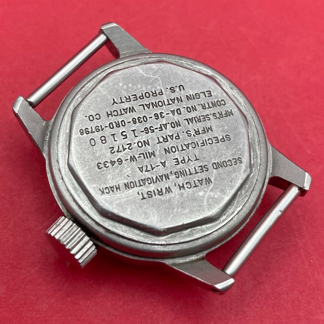 ELGIN TYPE A-17A MIL-W-6433 手巻き アメリカ軍 ミリタリーウォッチ