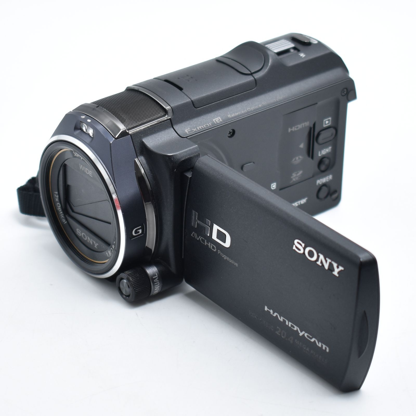 B#11412 SONY ビデオカメラ HANDYCAM CX630V 光学12倍 内蔵メモリ64GB