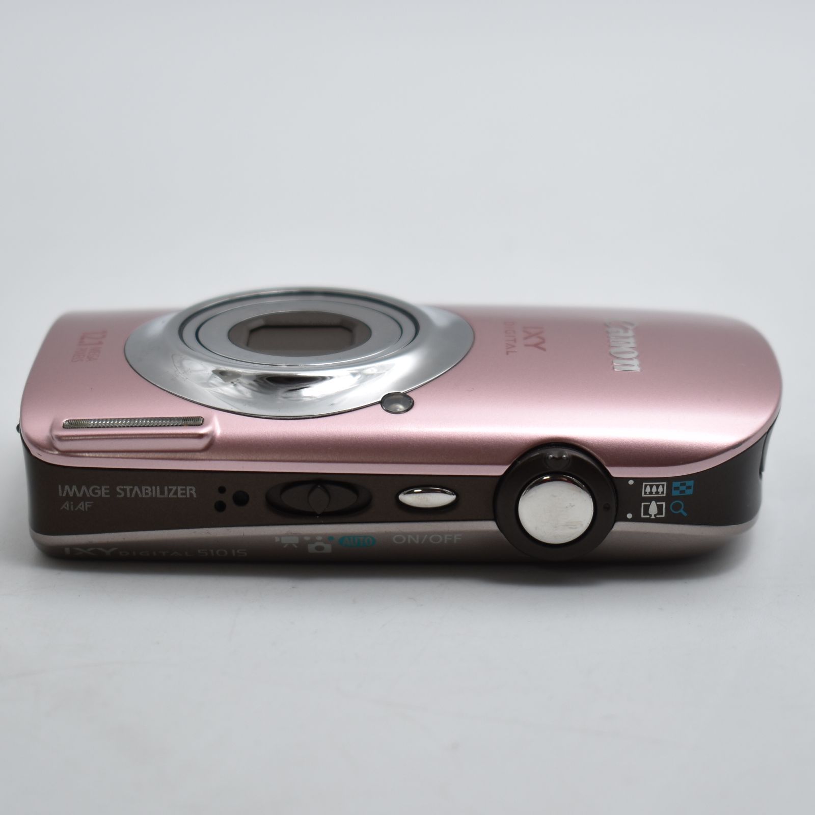 B#11411 Canon デジタルカメラ IXY DIGITAL (イクシ) 510 IS ピンク