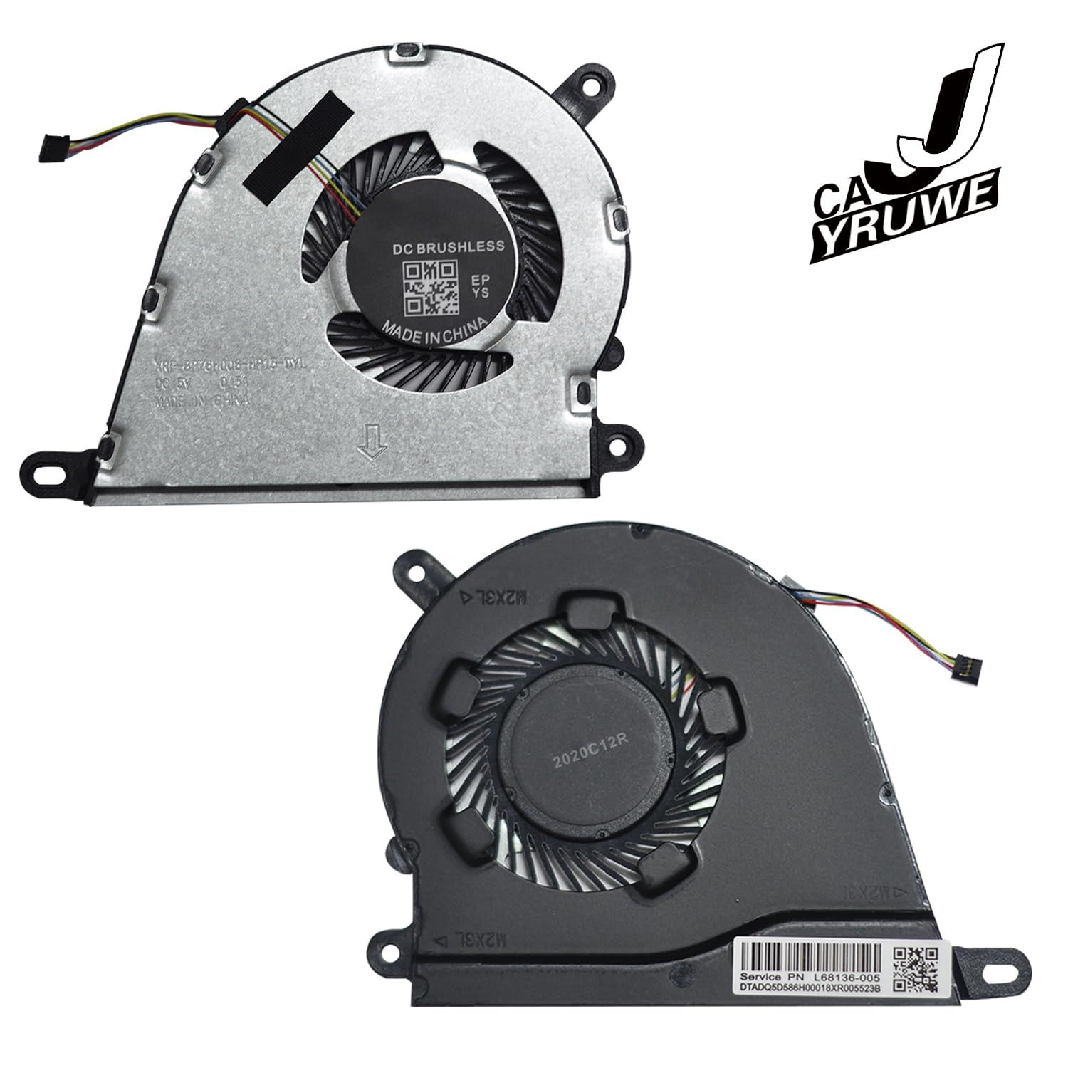 P/N L68134-001 L63588-001, ノートパソコンCPU冷却ファン交換用 for