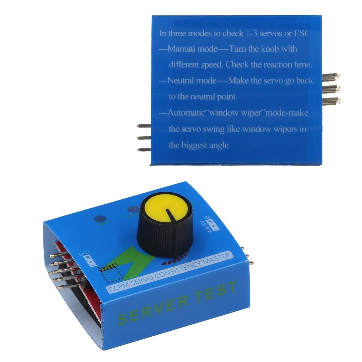 RCシンプルサーボテスターESCテスター5個。模型飛行機用3レベル