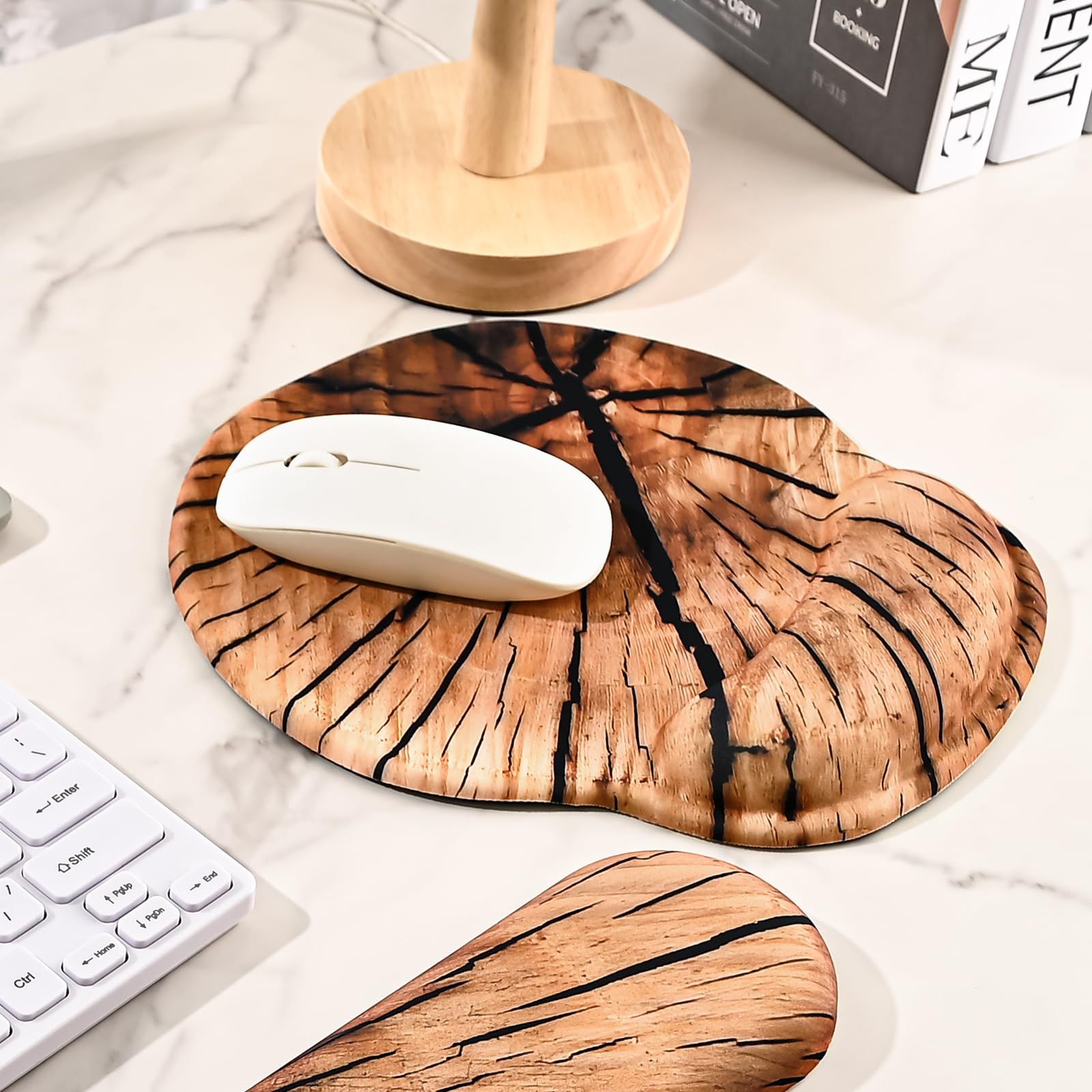 Newseego マウスパッド リストレスト 一体型マウスパッド 低反発リスト