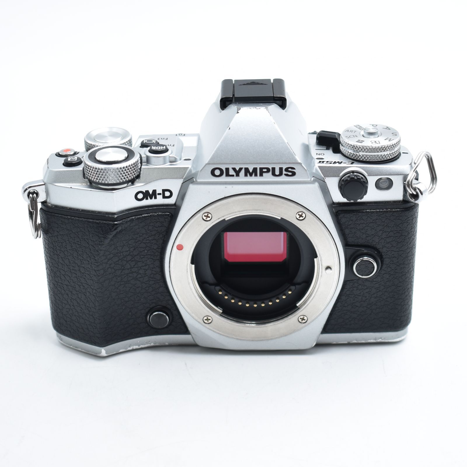 B#11403 OLYMPUS ミラーレス一眼 OM-D E-M5 MarkII ボディー シルバー