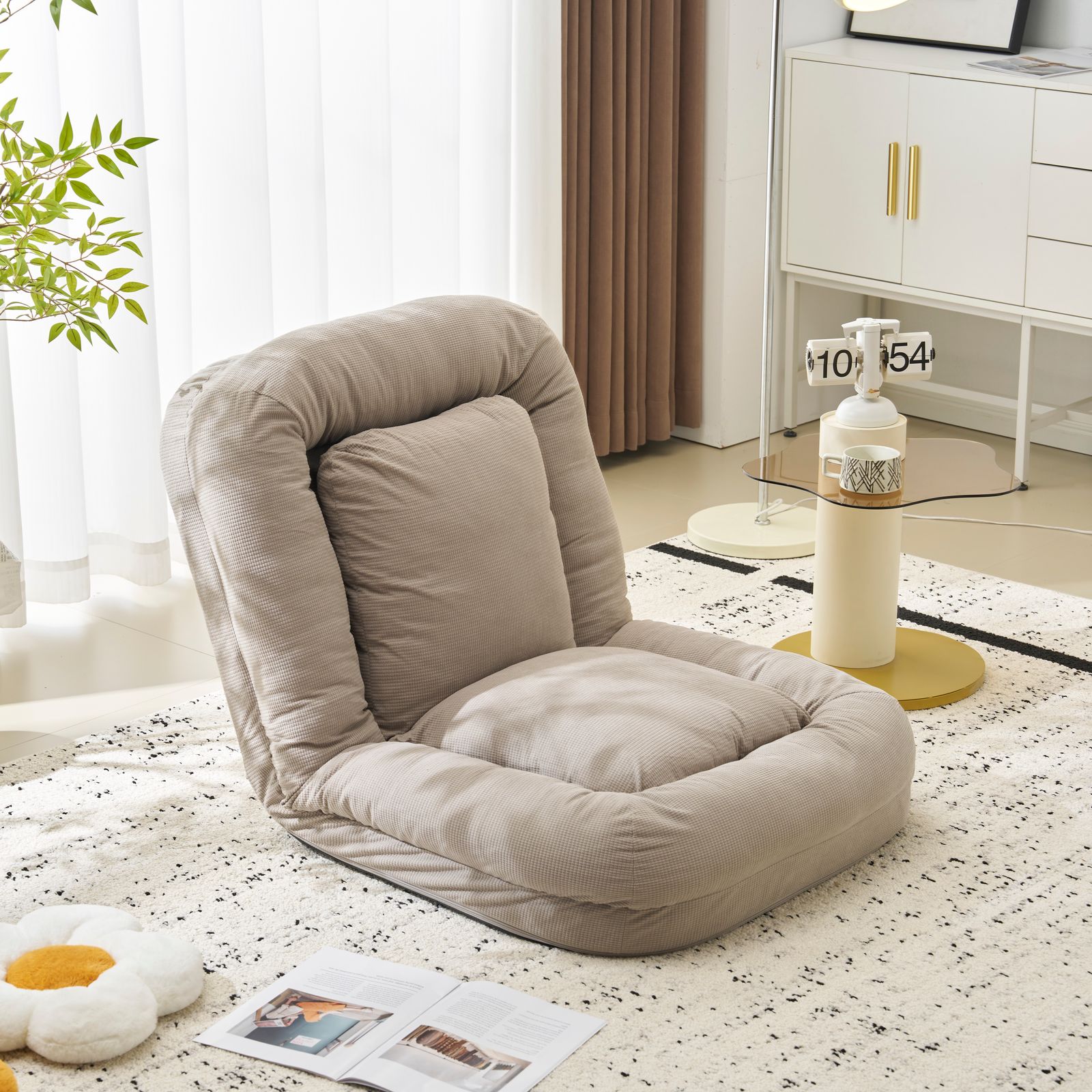 3/13再入荷予定」 1人掛けソファー ソファーベッド 座椅子 6段調整可能