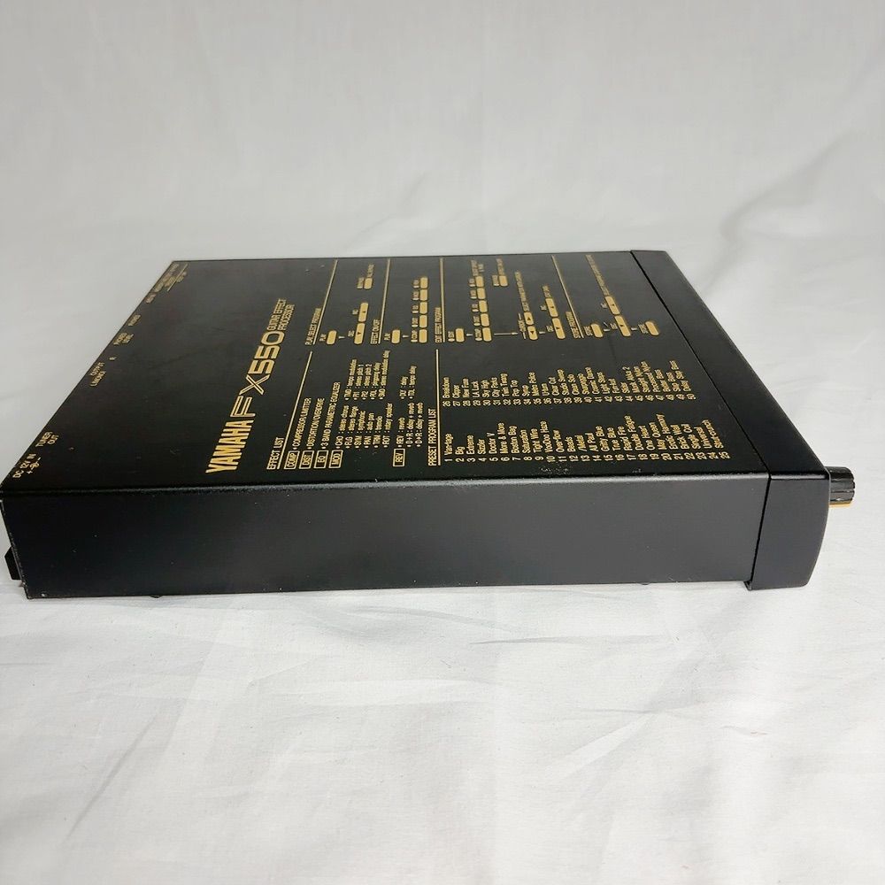 美品】YAMAHA FX550 ギターエフェクター マルチエフェクター ラック