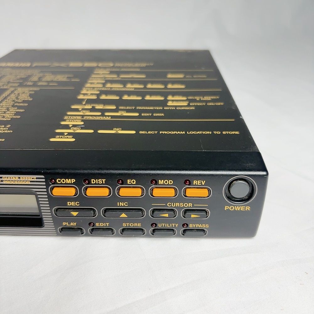 美品】YAMAHA FX550 ギターエフェクター マルチエフェクター ラック