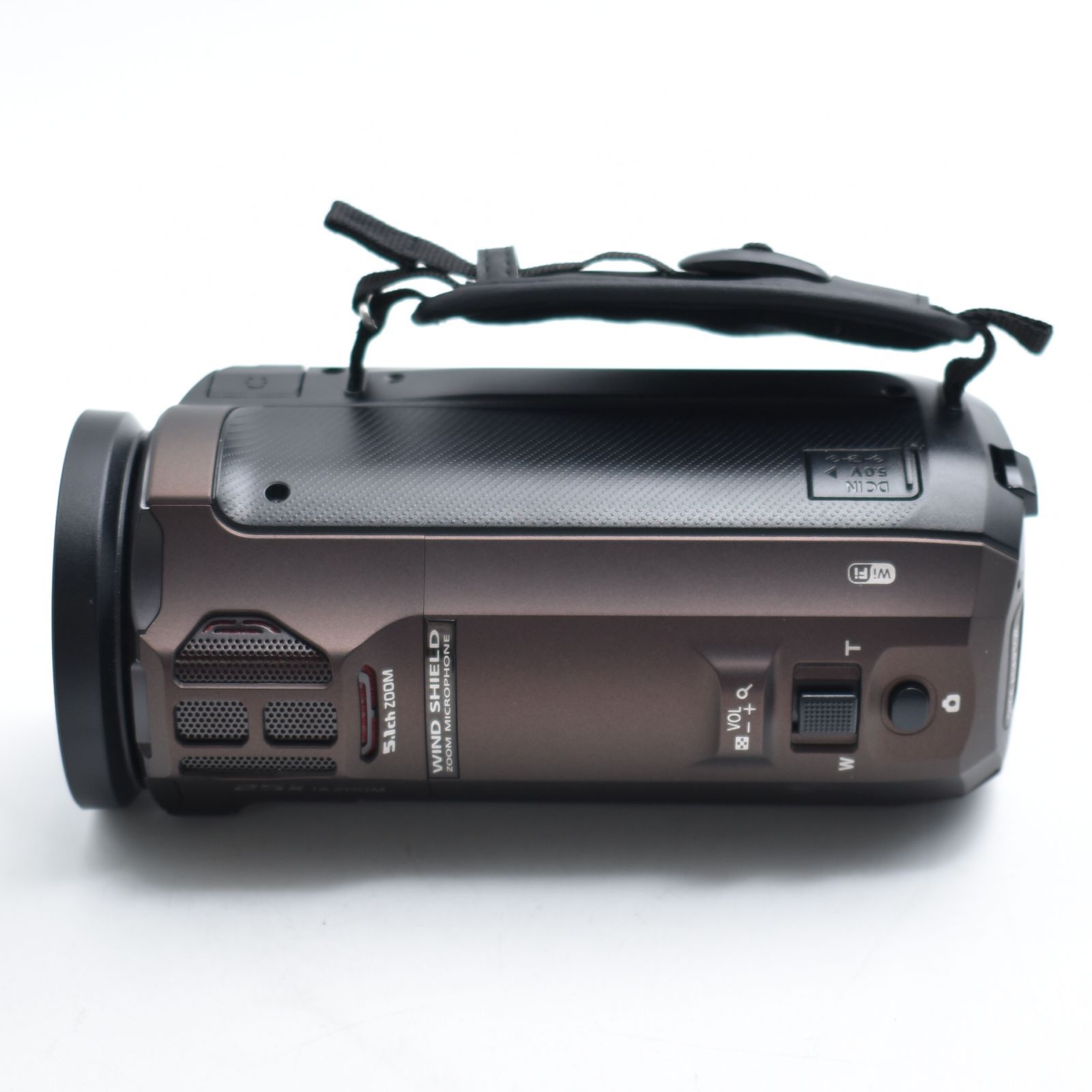 B#11462 パナソニック 4K ビデオカメラ 64GB 光学20倍ズーム カカオ