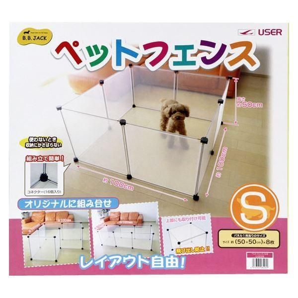 （まとめ）ペットフェンスS2枚組（ペット用品）〔×20セット〕 ペットフェンス 2枚の通販