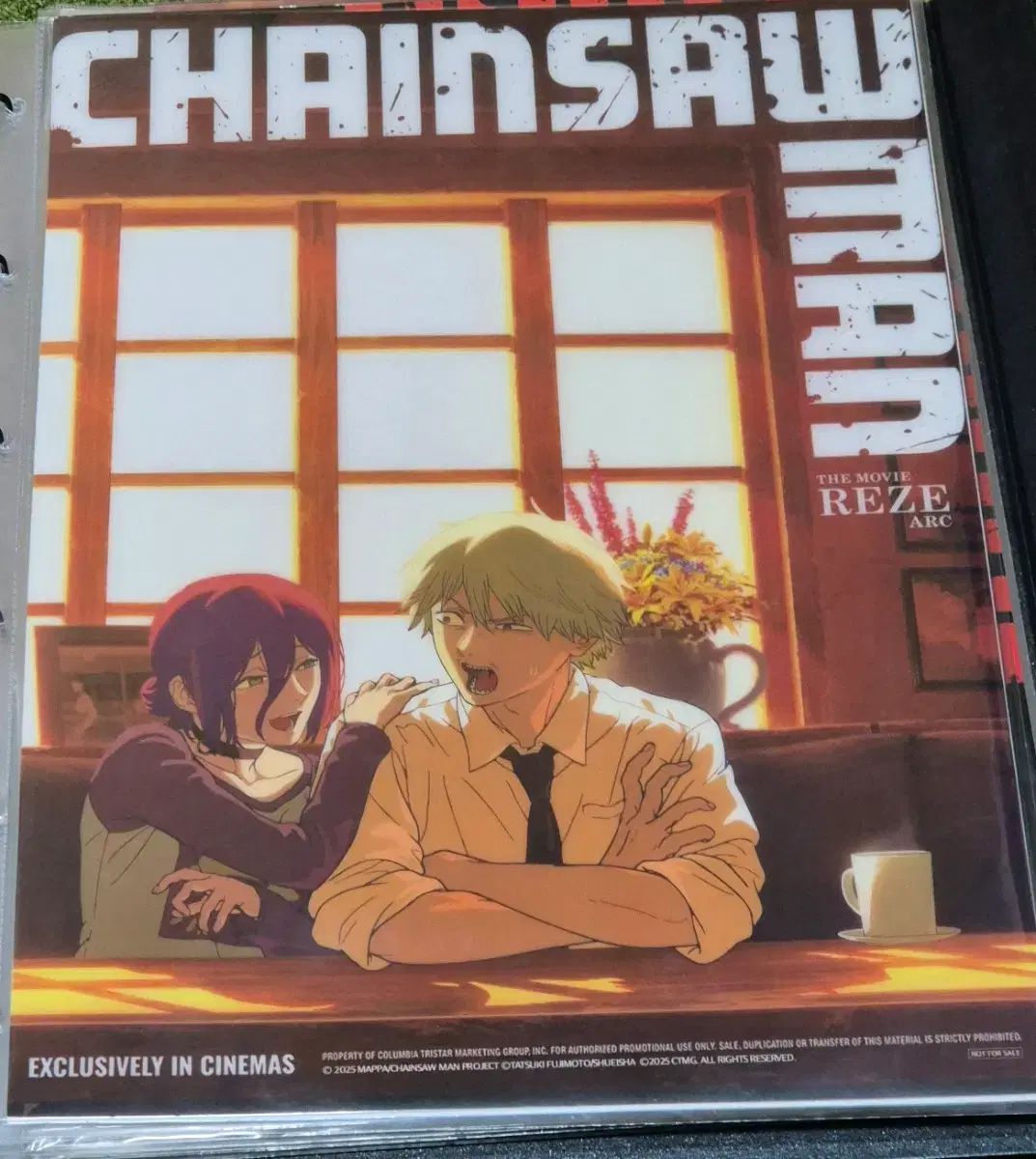 チェンソーマン 6週目 カフェ ポスター