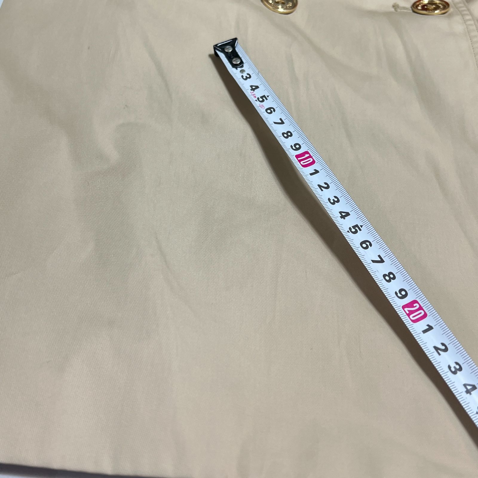 美品 マイケルコース メタルボタン ロゴボタン トレンチコート ベルト