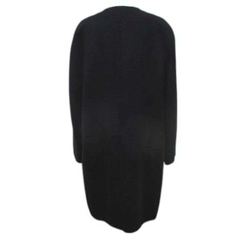 エルマノシェルビーノ ERMANNO SCERVINO ノーカラー コート ロング丈