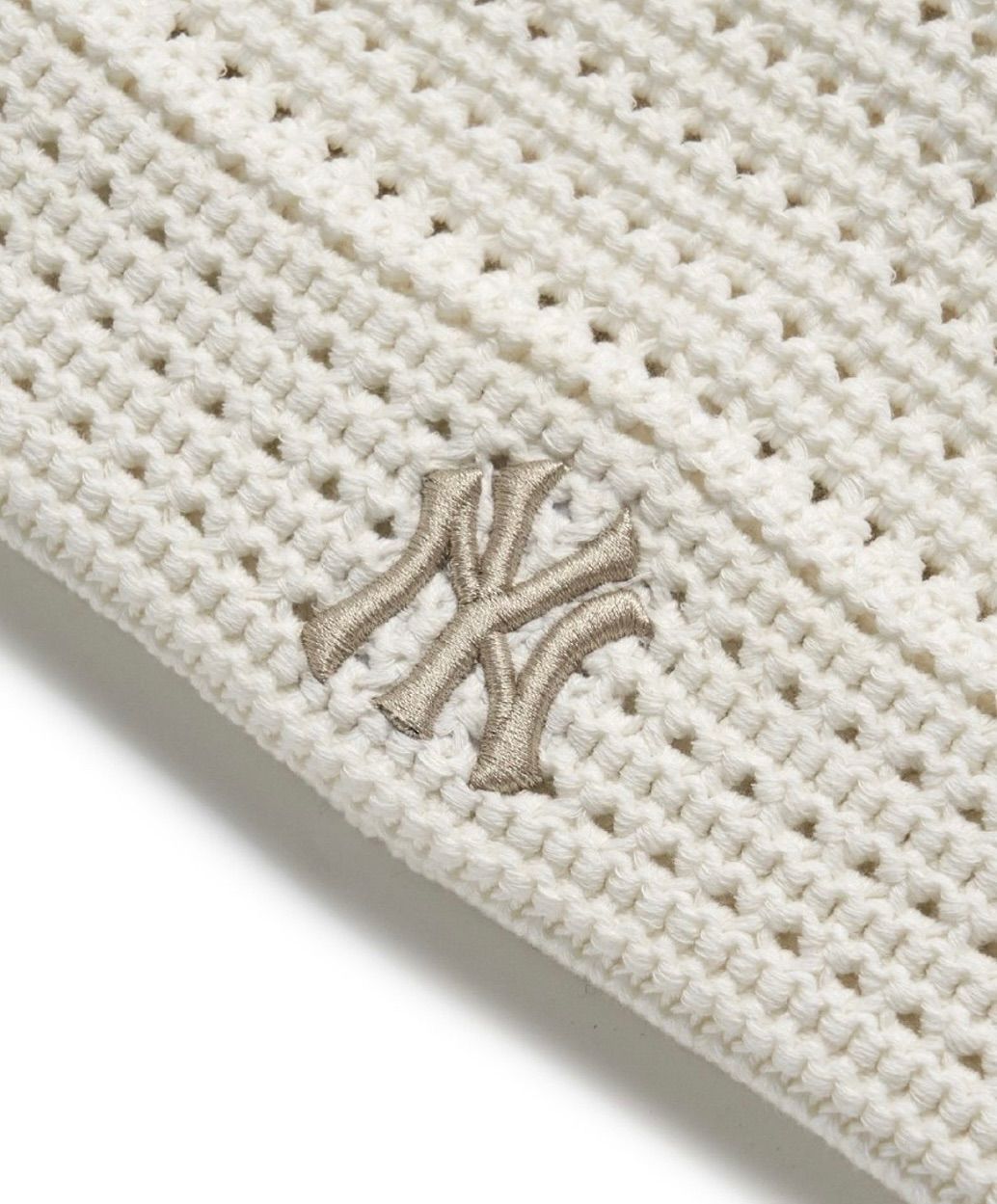 韓国限定 aespaカリナ着用 MLB Korea公式 猫耳メッシュニット帽 サマー