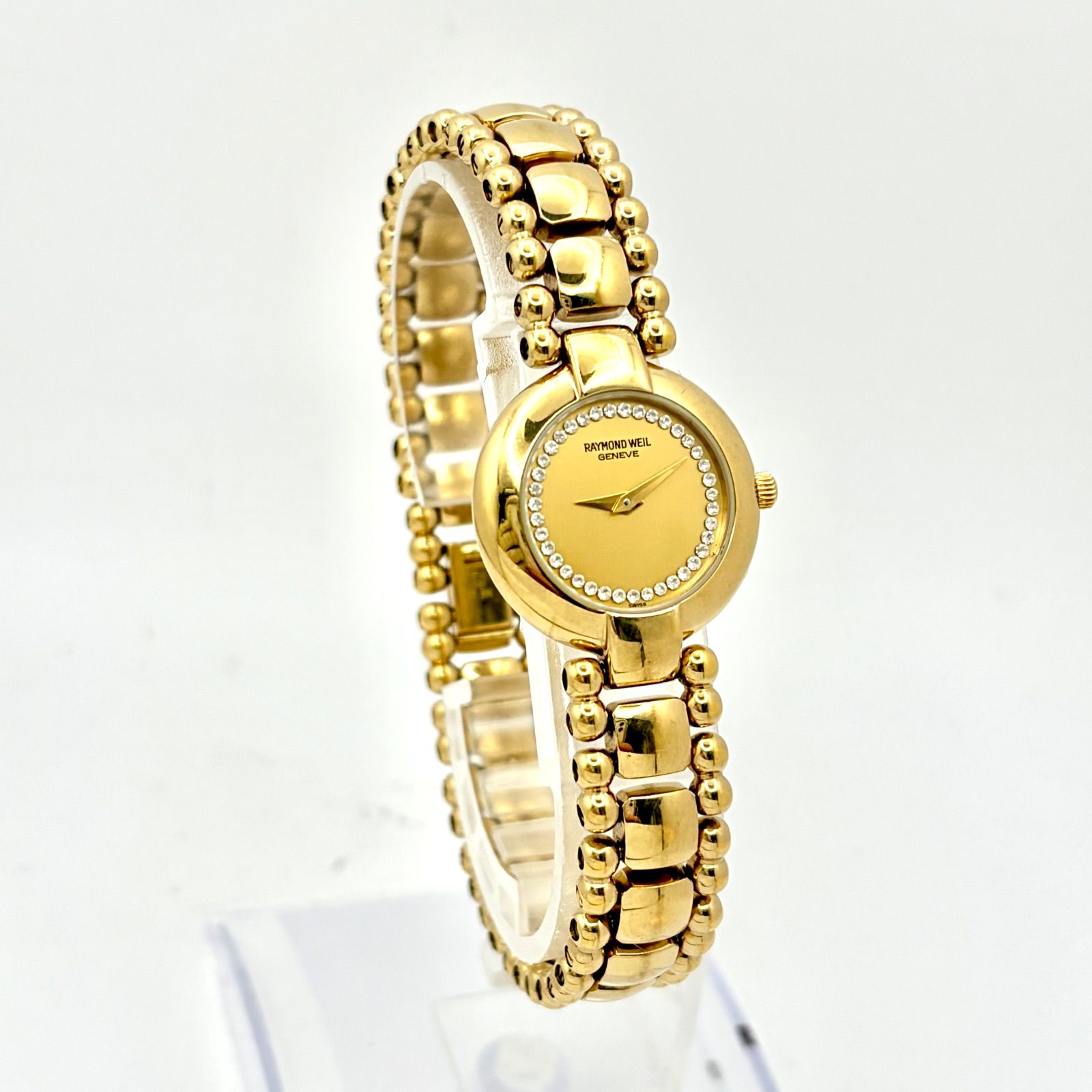 新品電池】RAYMOND WEIL レイモンドウィル 18K ラインストーン