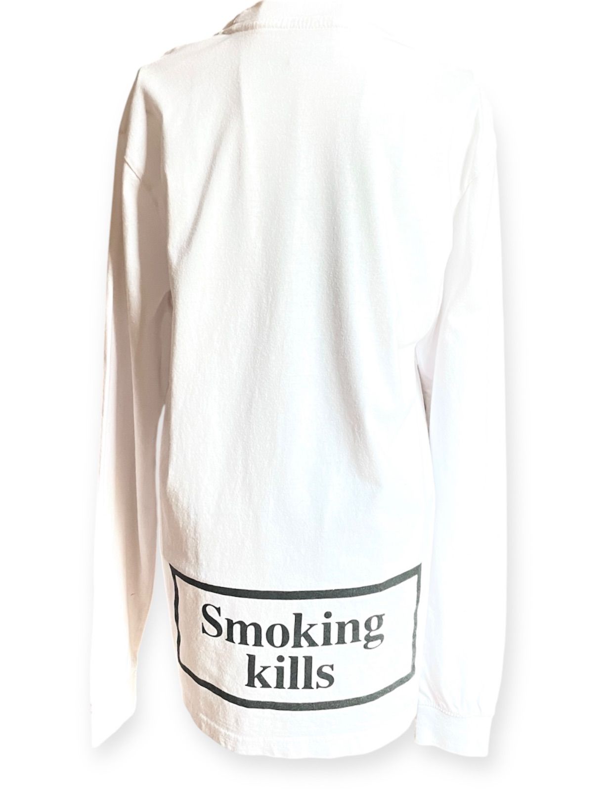 Carrots × #FR2 コラボ ロングスリーブ Smoking Kills ホワイト サイズ