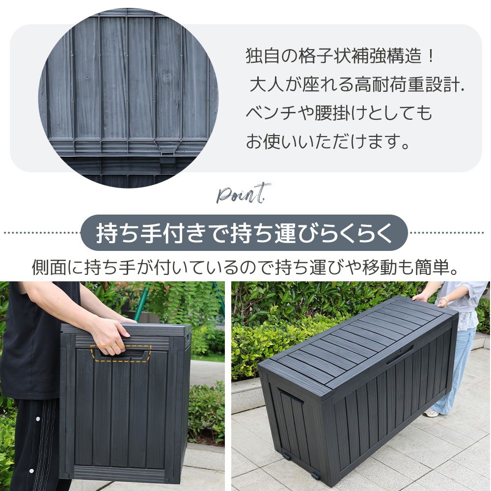 大人気商品」全新品 【ブラウン 270L 114.7*46.5*57.6cm キャスター