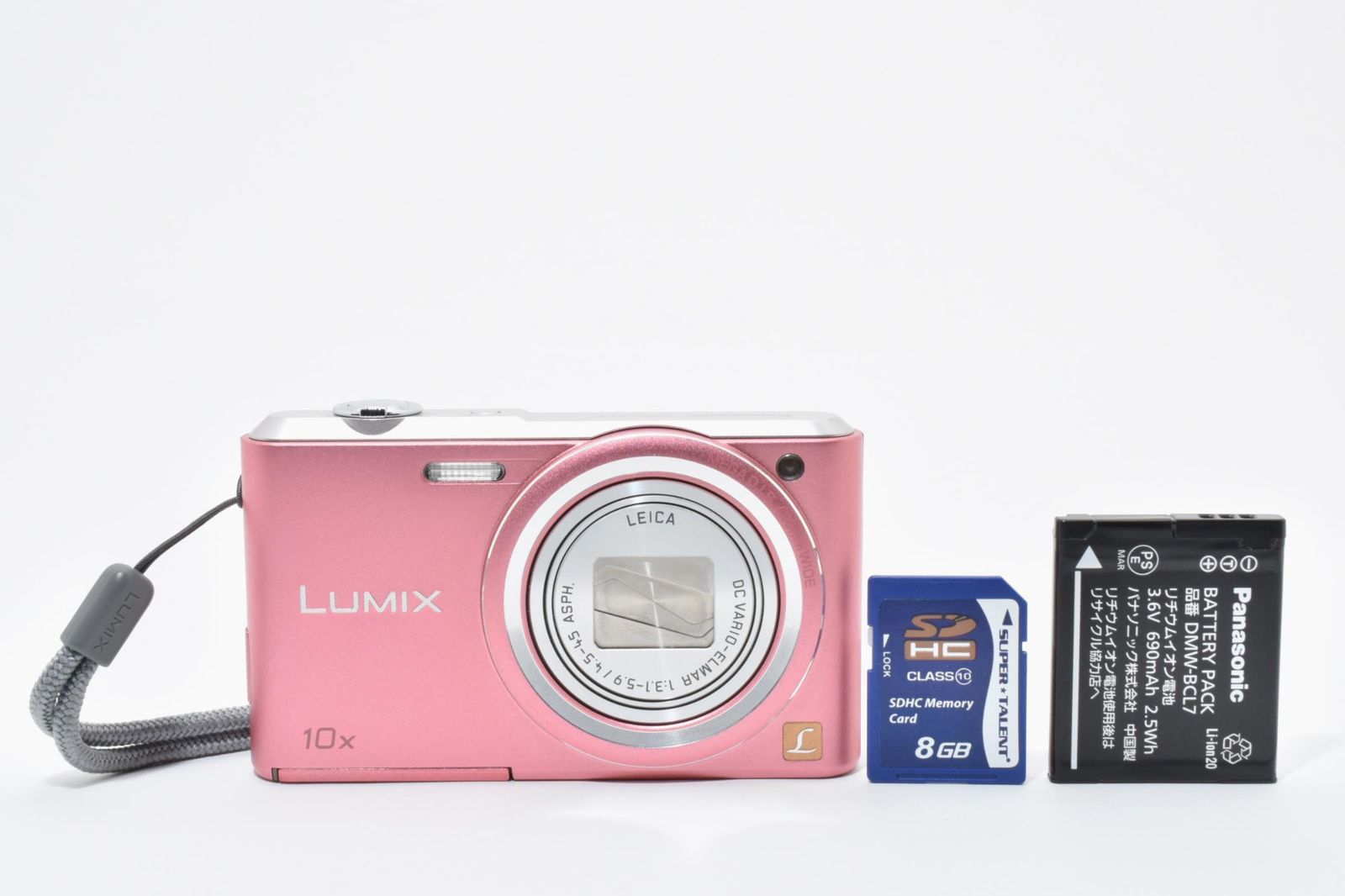カメラ 【光学極上品】Panasonic パナソニック LUMIX DMC-SZ3 ピンク