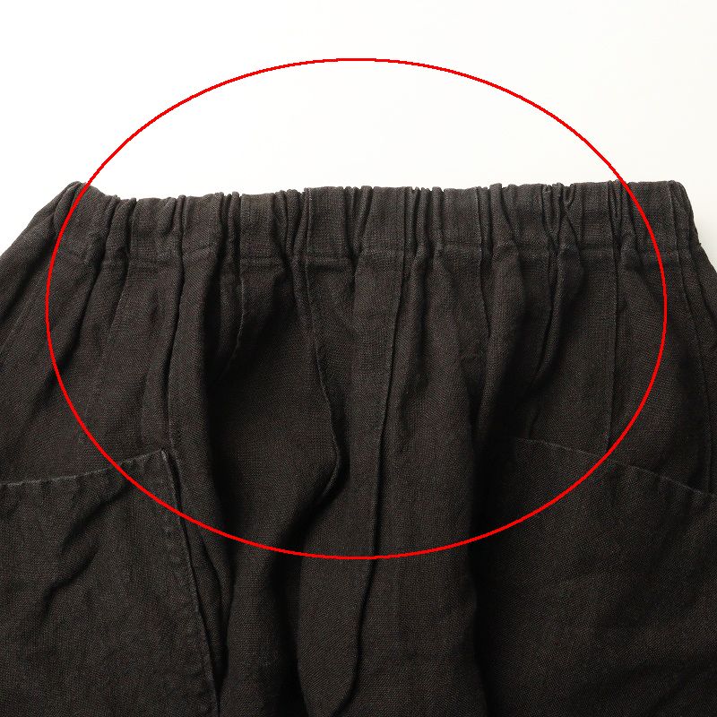 ヤオイタカスミ yaoitakasumi モモンガパンツ ｜チャコール系 ボトムス