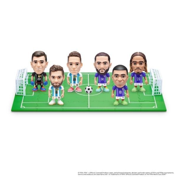サッカーフィギュアセット　箱入り17個　ばら29体 O ZURU FIFA Ballers : ワールドサッカースターズ Series1 全42種