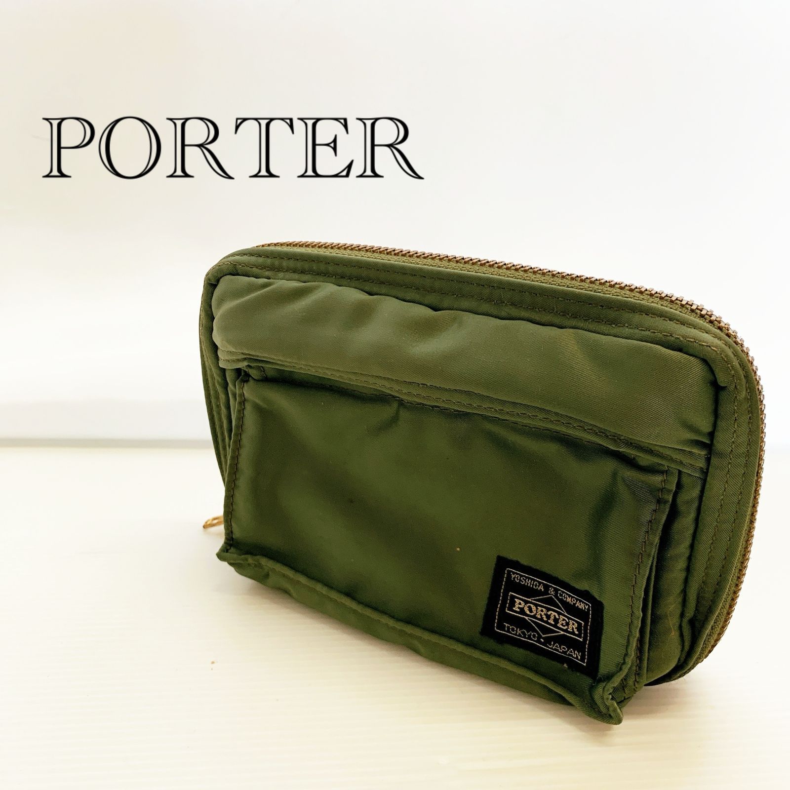 PORTER ／ 吉田カバン ポーター 手帳ケース 6穴 ポーチ カーキ メンズ 