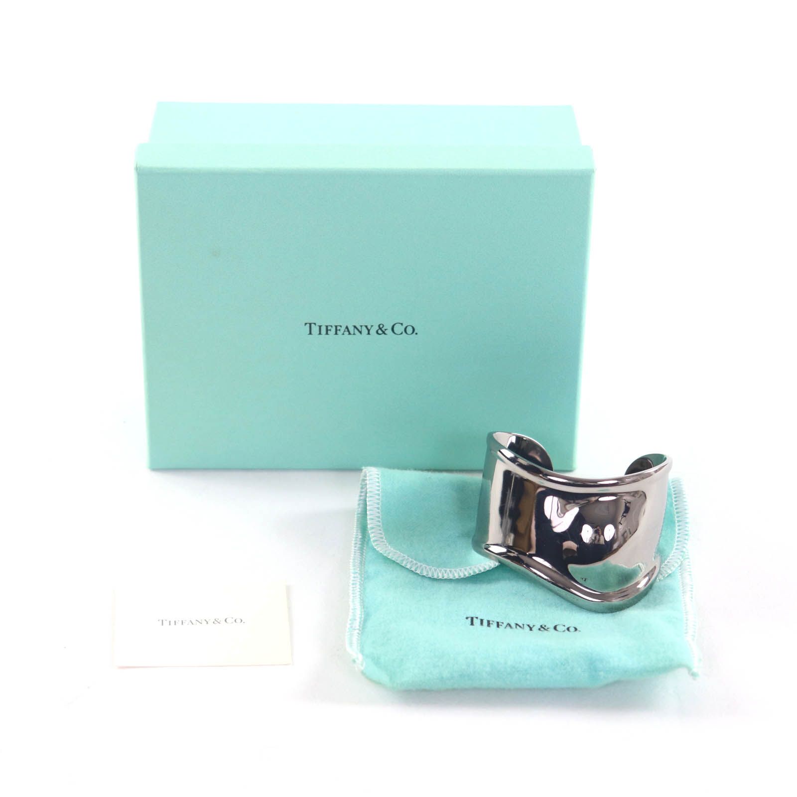 美品☆TIFFANY&Co. ティファニー エルサペレッティ ボーンカフ 