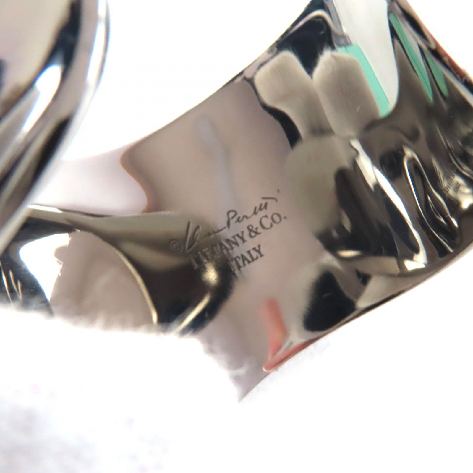 美品☆TIFFANY&Co. ティファニー エルサペレッティ ボーンカフ 