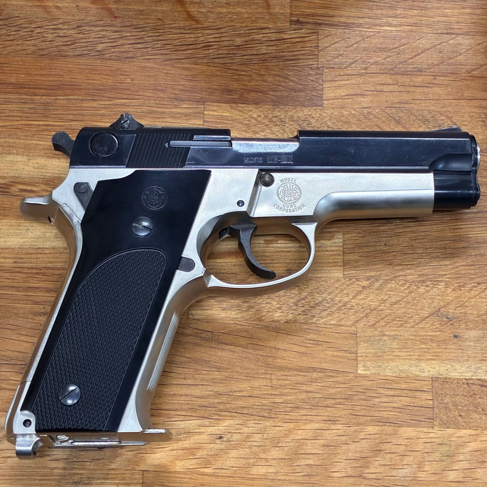 ジャンク品】MGC S&W M59 ドックカスタム ハーフシルバー SMITH&WESSON