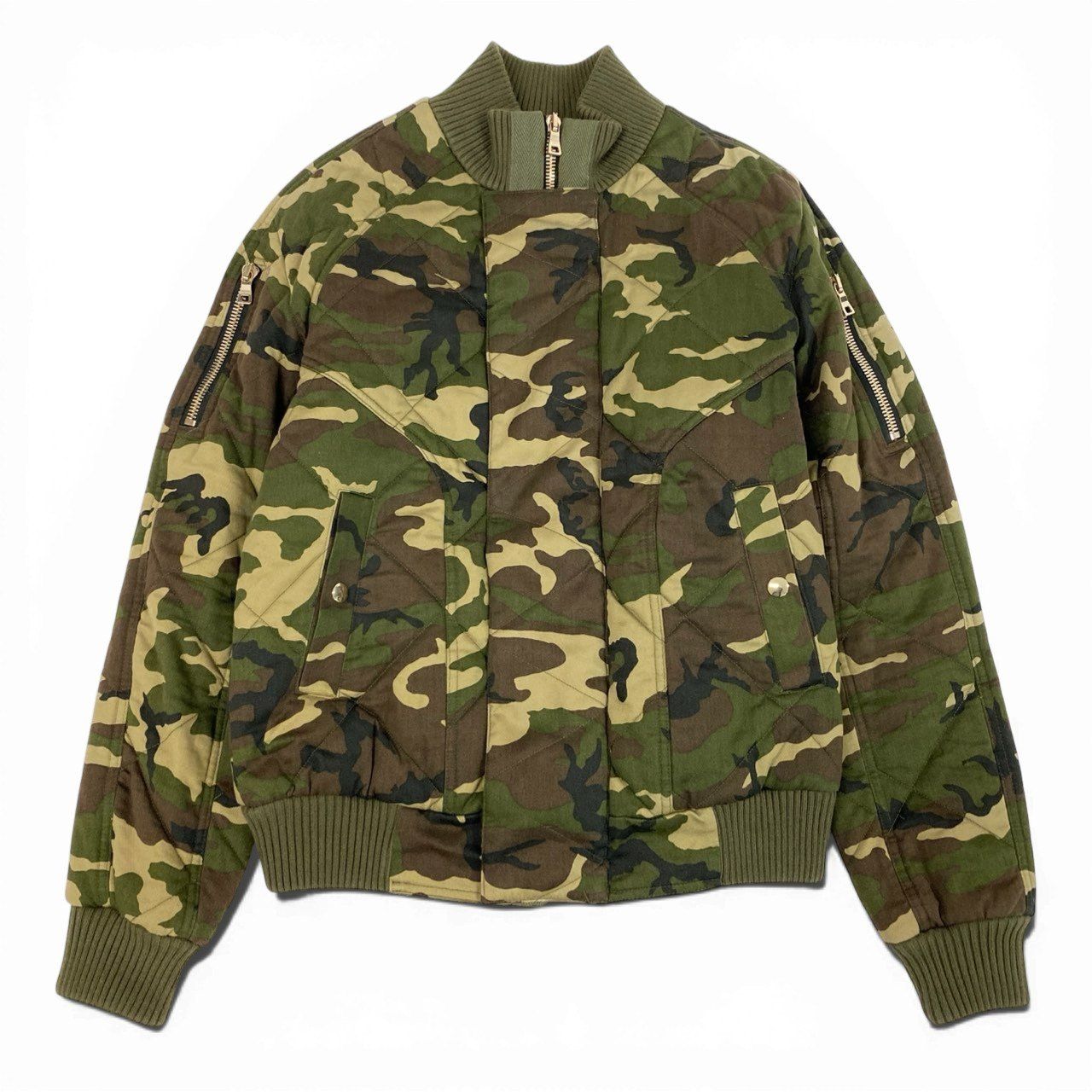 Mb9 《新品同様》 BALMAIN バルマン キルティング ボンバージャケット 