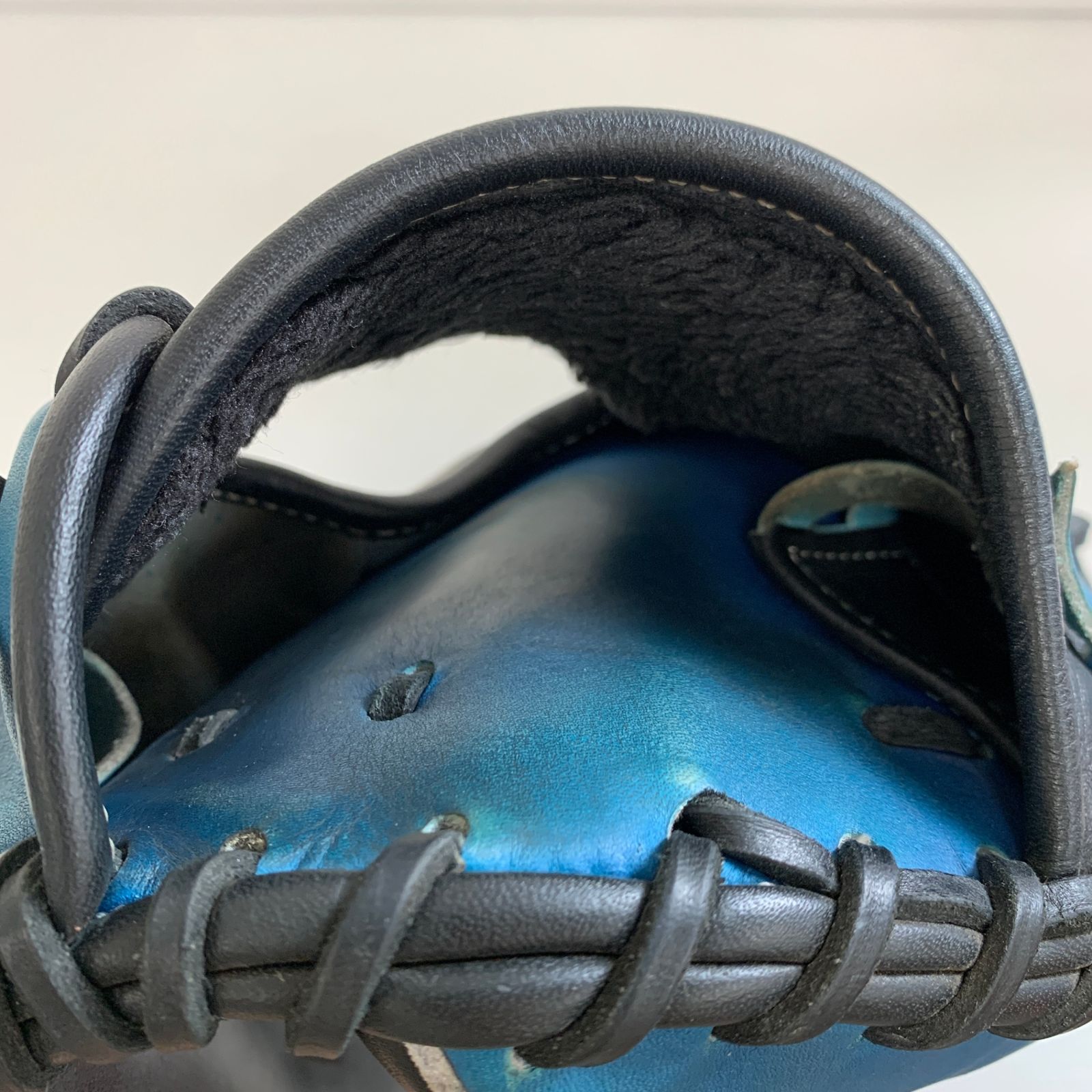 ハタケヤマ キャッチャーミット 軟式 青 HATAKEYAMA M6 和牛軟式