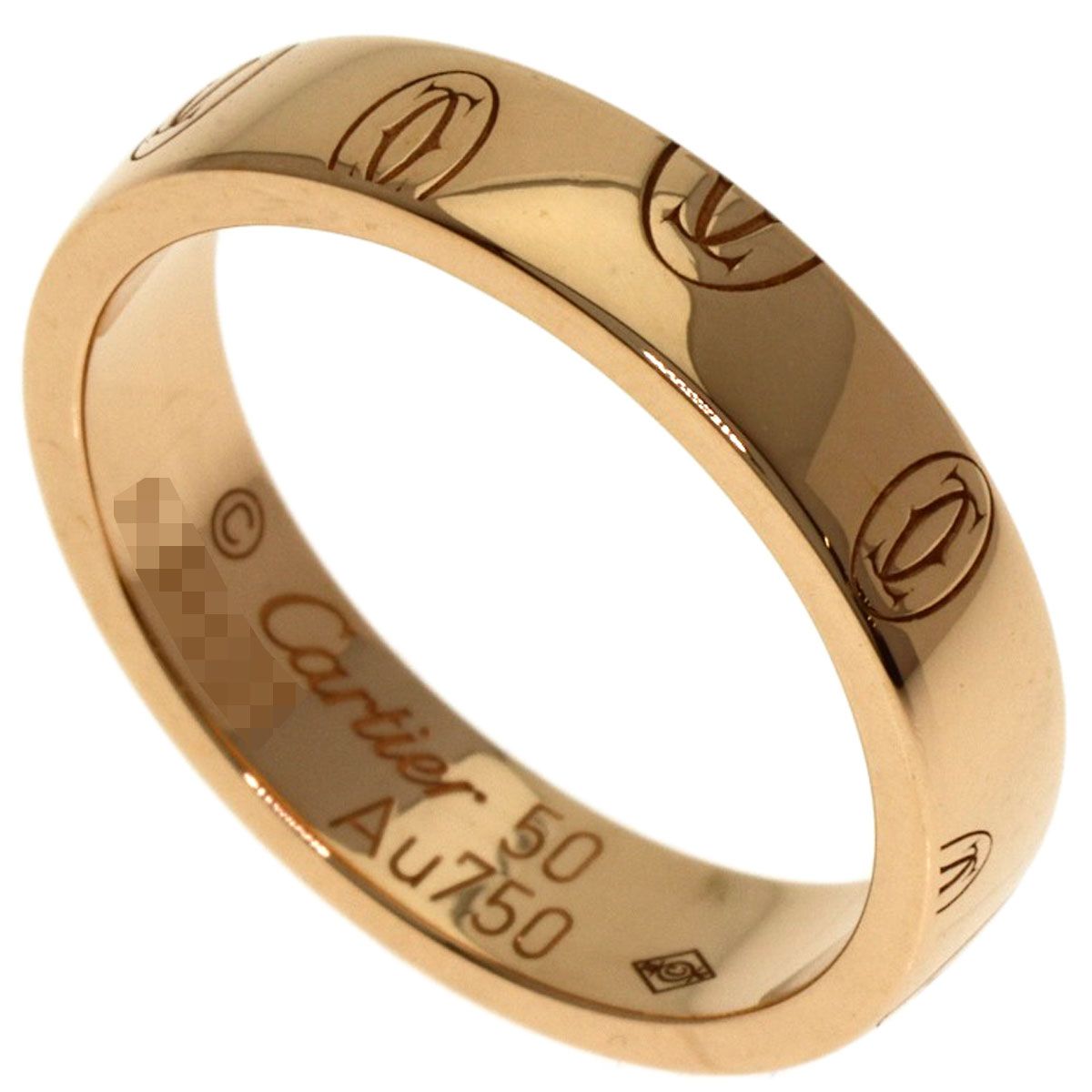 CARTIER カルティエ ハッピーバースデー #50 リング・指輪 K18PG 