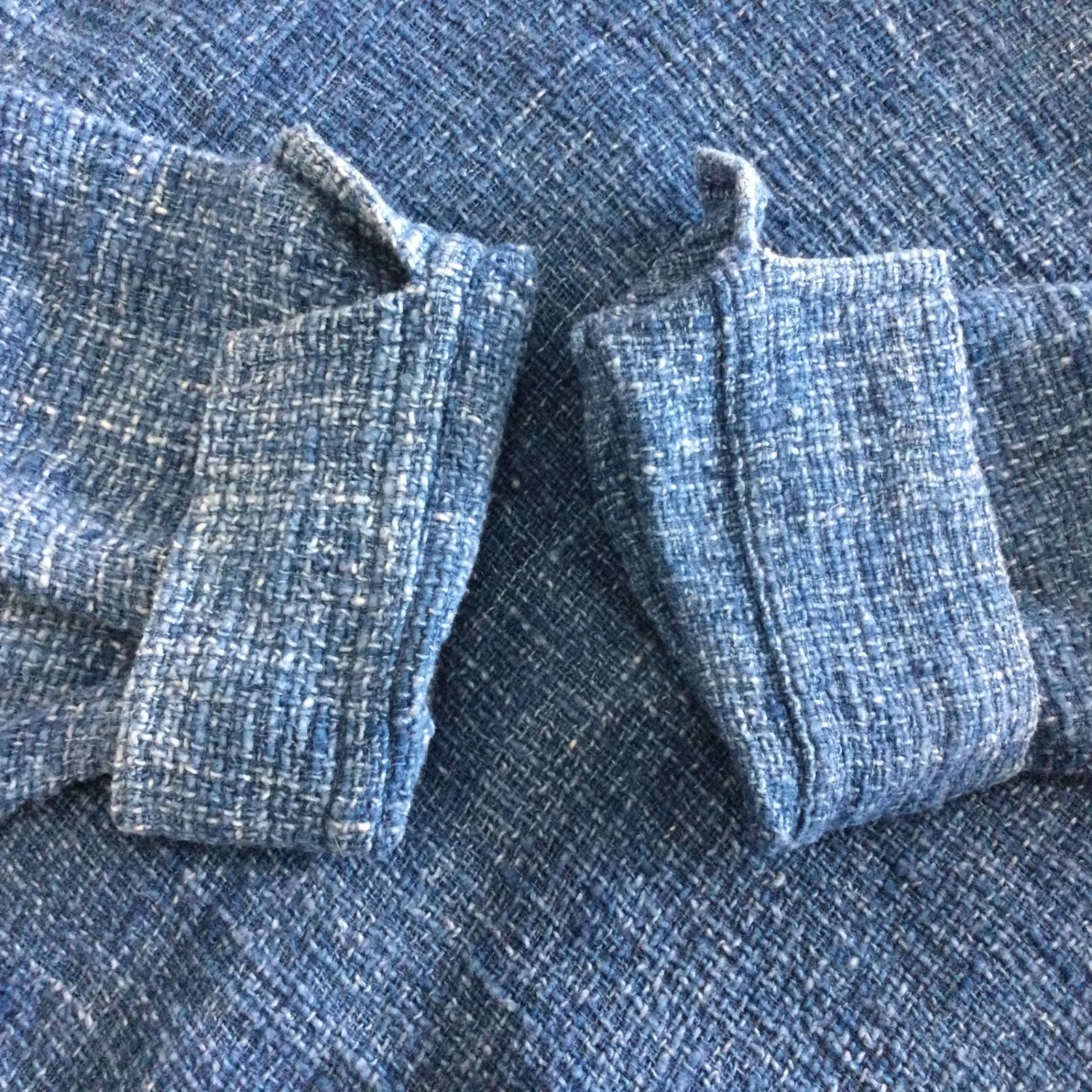 うさと 手織りのチュニックの服 うさとの服】Usaato 変形 ジレ